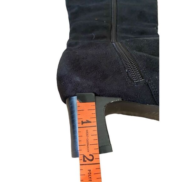 Over The Knee Leather Boots Size 7M Sexy Going Out Party - Picture 9 of 9